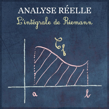 Vignette de la première vidéo de la chaîne Øljen, Analyse réelle – l'aire hachurée sous la courbe entre a et b, intégrale de Riemann